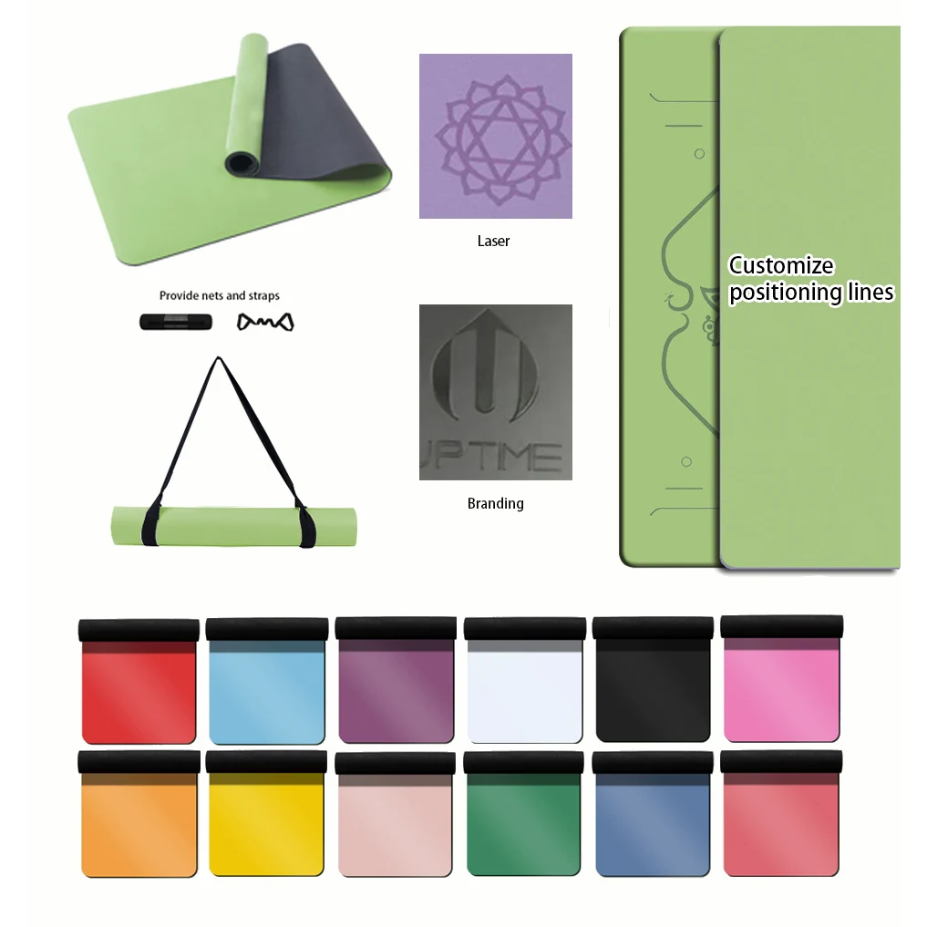 Natural Rubber Home Fitness Yoga Mat 1