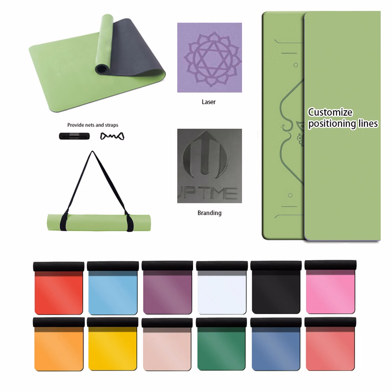 Natural Rubber Home Fitness Yoga Mat