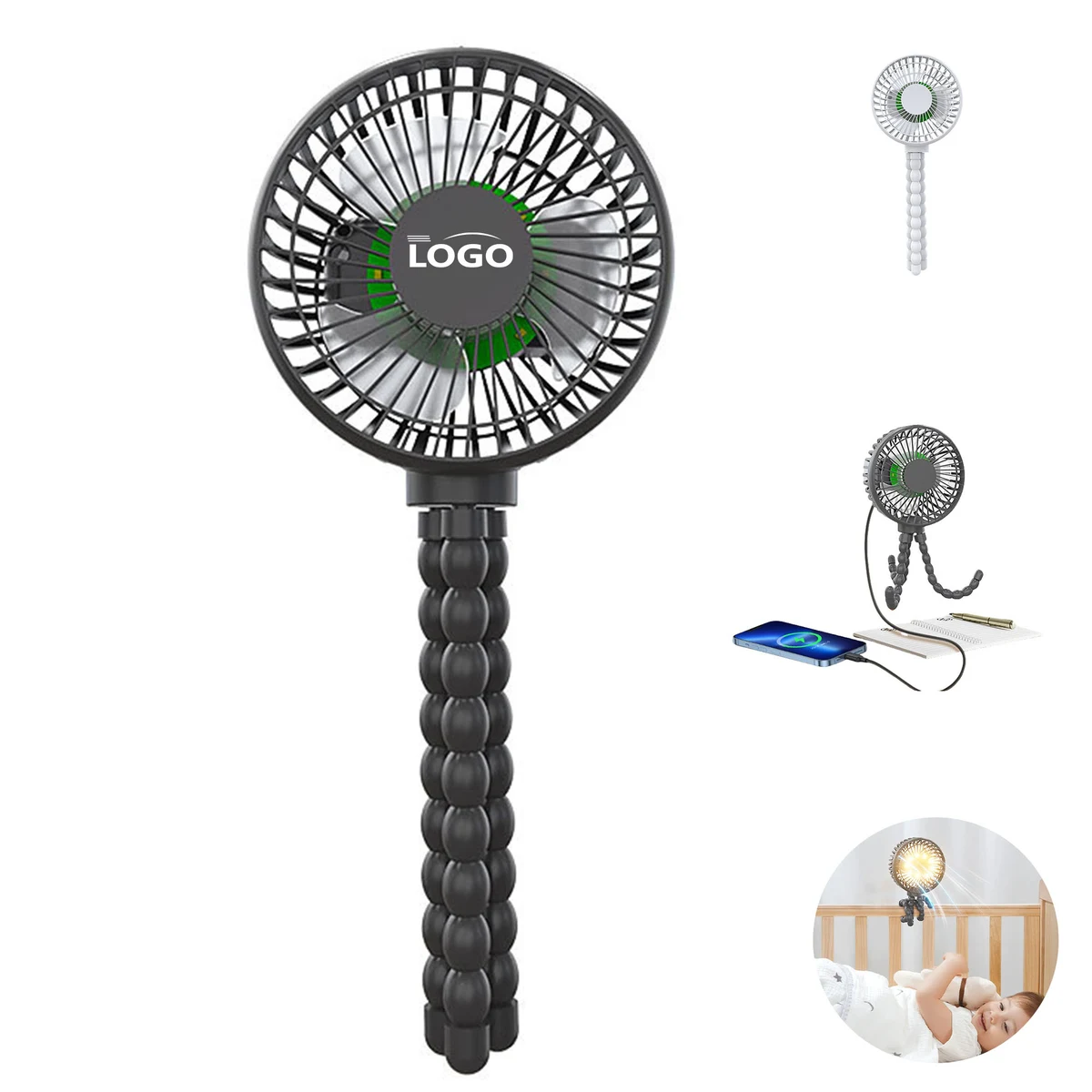 USB Rechargeable Octopus Fan 1