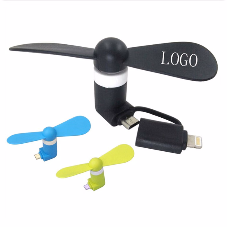 2 in 1 Mini Cellphone Fan/USB Fan