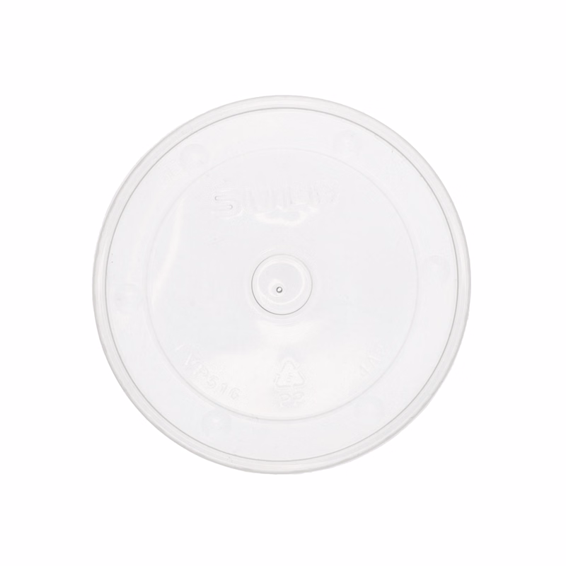 12 oz Food Container Paper Vented Lid Clear