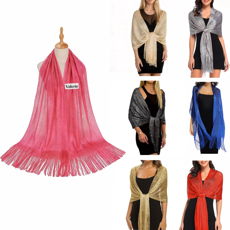 Polyester Tassel Shawl