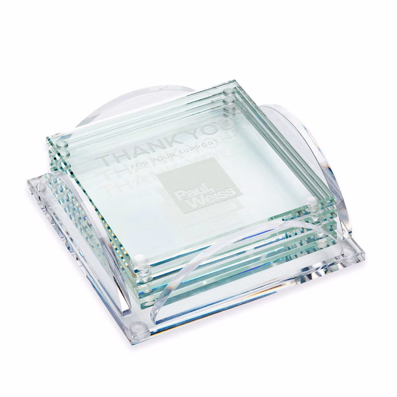 Rockford Coasters - Set of 4 on Herning Clear