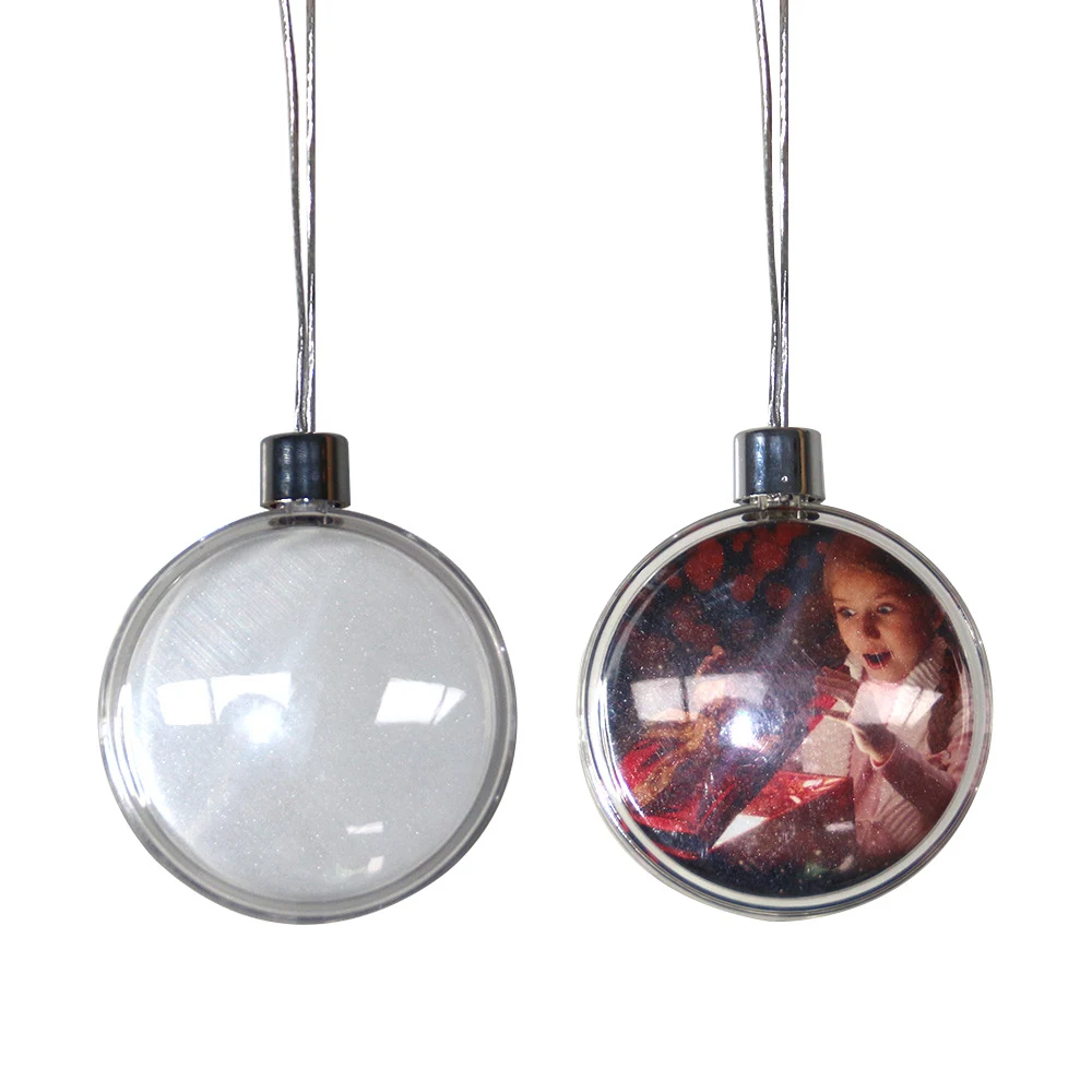 Transfer Print Round Ornament 1