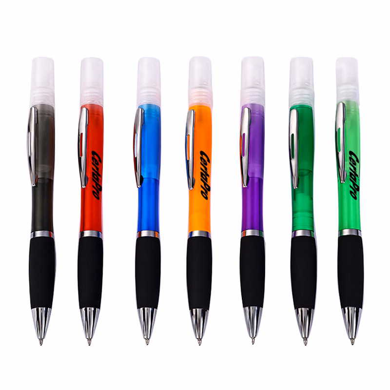 Portable Spray Hand Sanitizer Twist Ballpoint Pen
