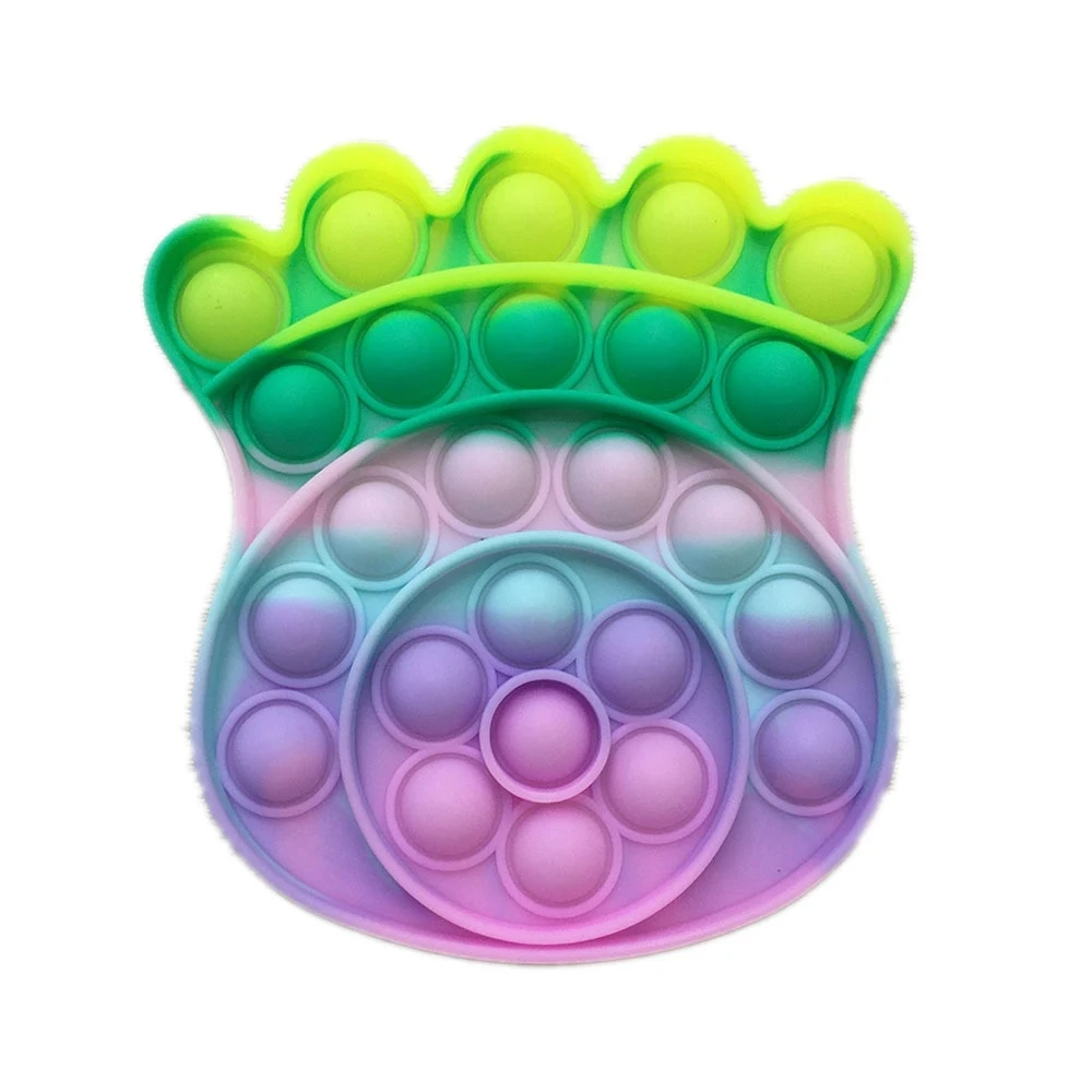 Bear's-paw Shape Push Bubble Toy 1