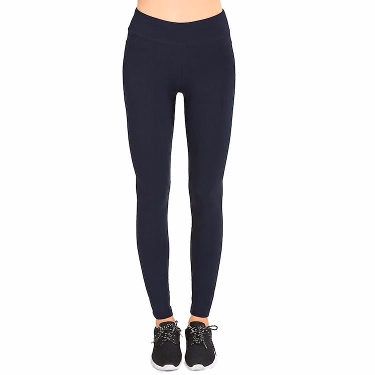 Women's Cotton Leggings - Small Navy