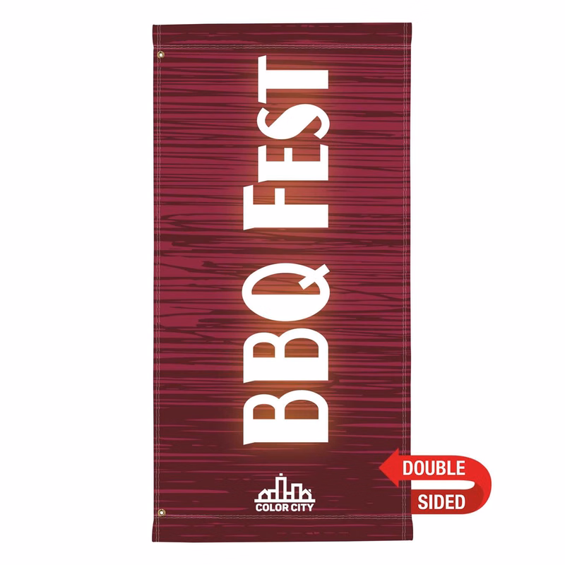 30" x 60" Fabric Boulevard Banner Double-Sided