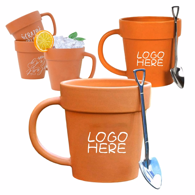 Flower Pot Ceramic Mug
