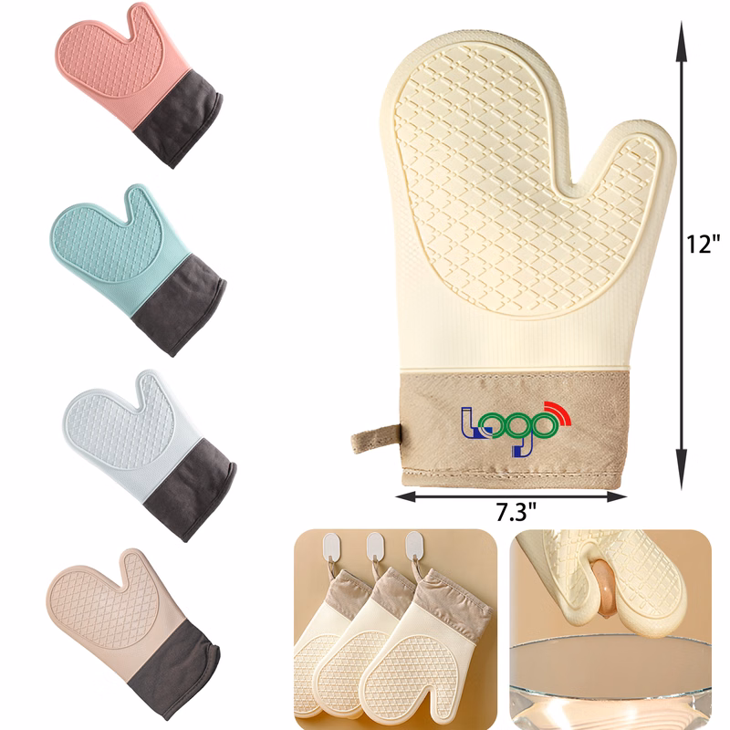 MOQ 50 PCS Flexible Silicone Oven Mitt