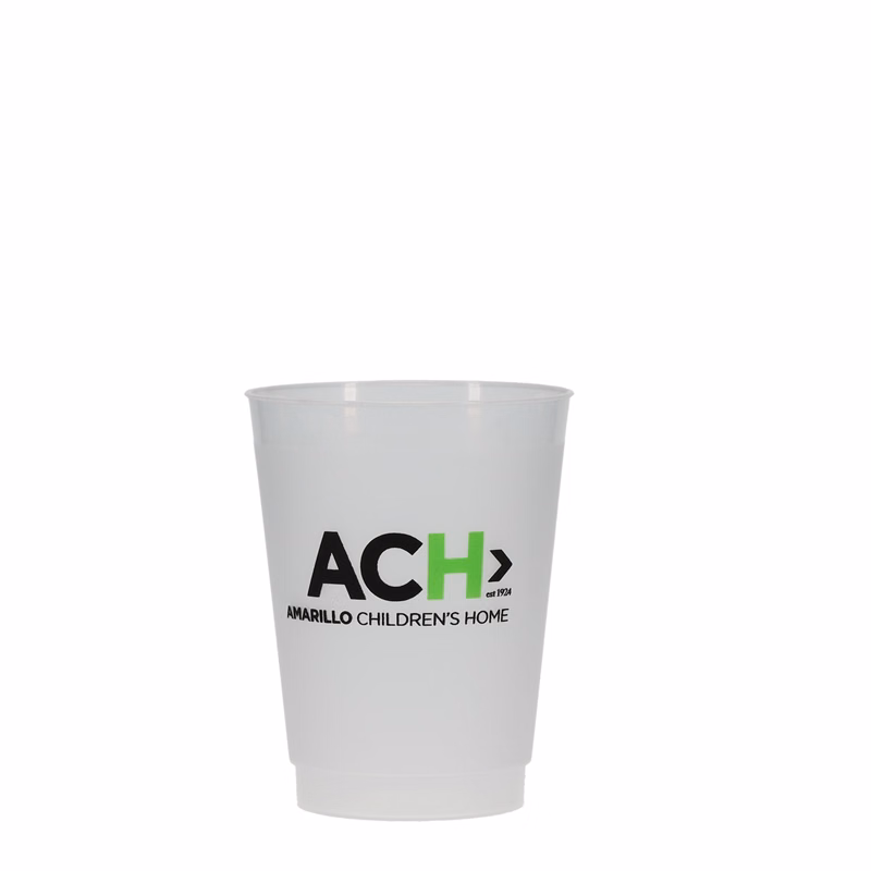 10 oz Frost-Flex Plastic Cup Frosted Tradition Print