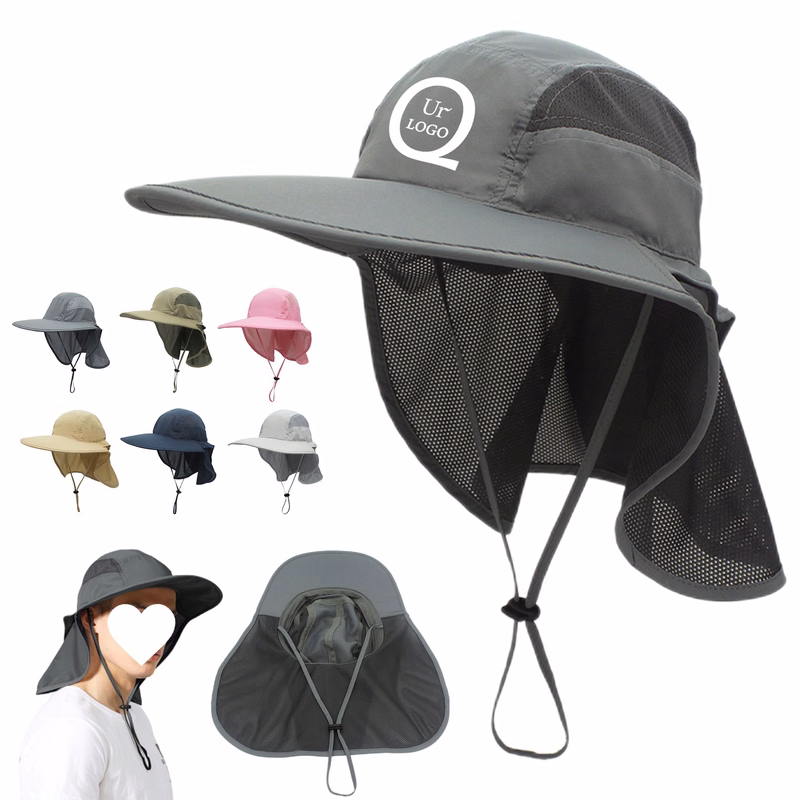 Outdoor Large Brim Neck Cap