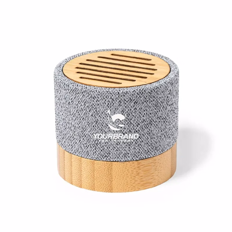 Mini Cylindrical Wireless Bamboo Speaker