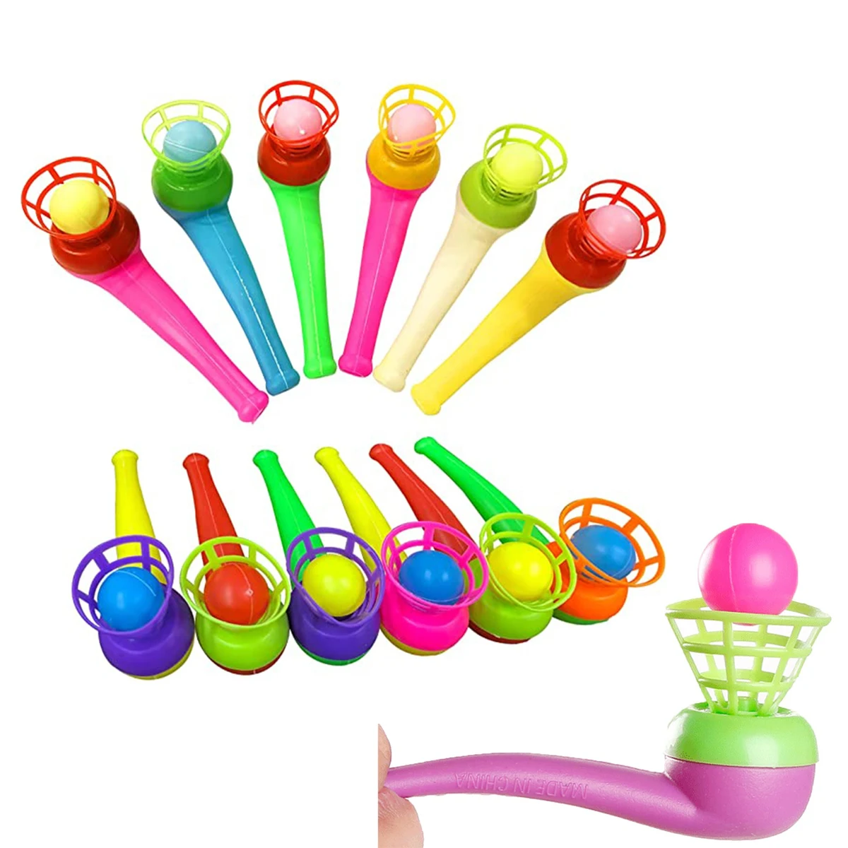 Floating Blow Pipe Balls for Kids 1