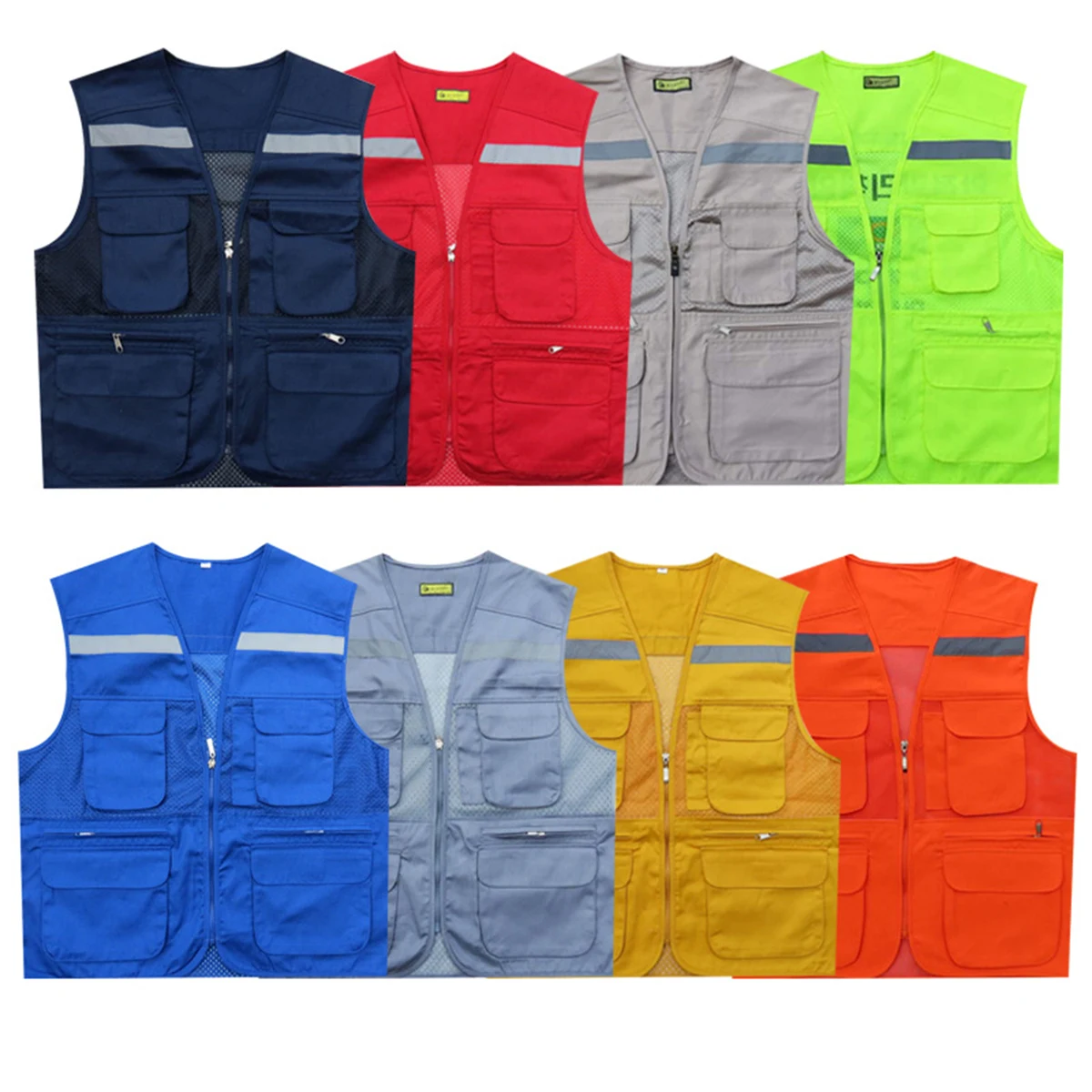 Safety Reflective Workwear Waistcoat Vest 1