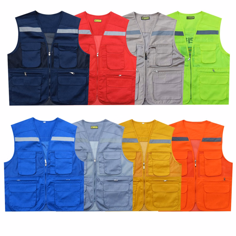 Safety Reflective Workwear Waistcoat Vest