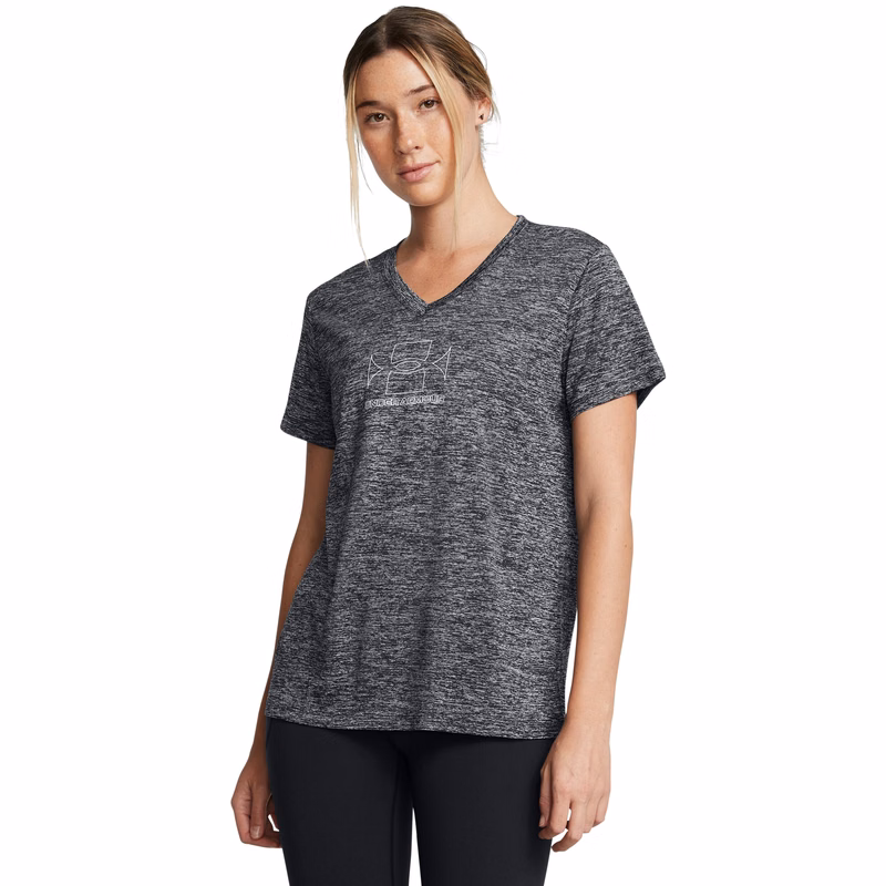 UA Tech Twist Branded Women's Short Sleeve