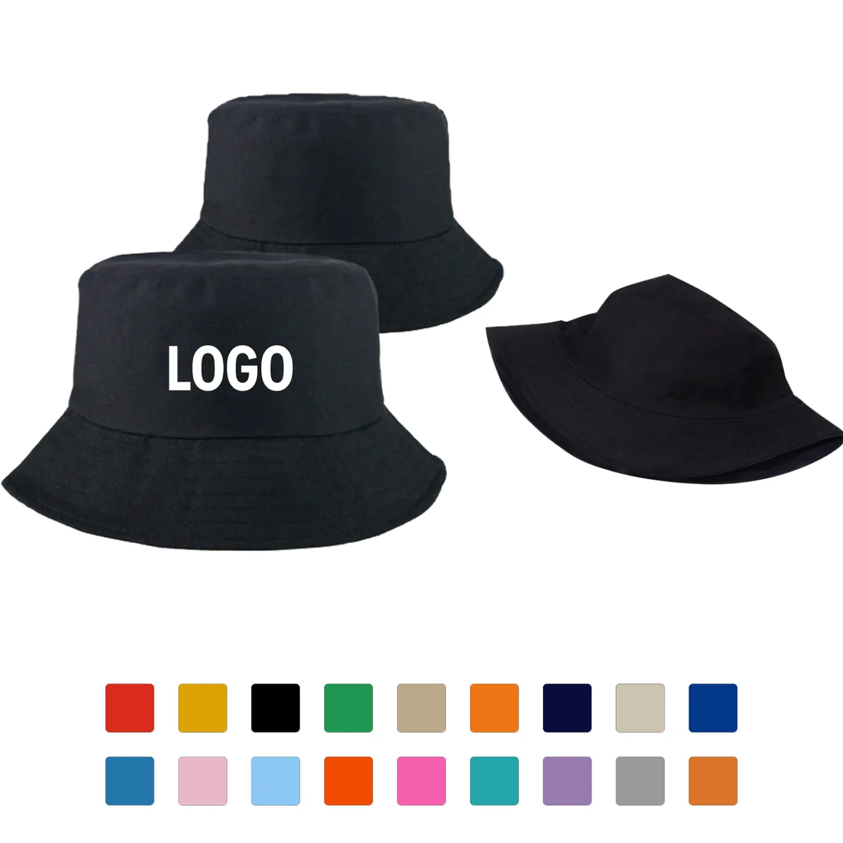 Classic Cotton Sun Bucket Hat for Men and Women 1