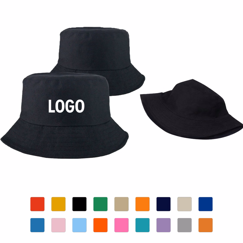 Classic Cotton Sun Bucket Hat for Men and Women