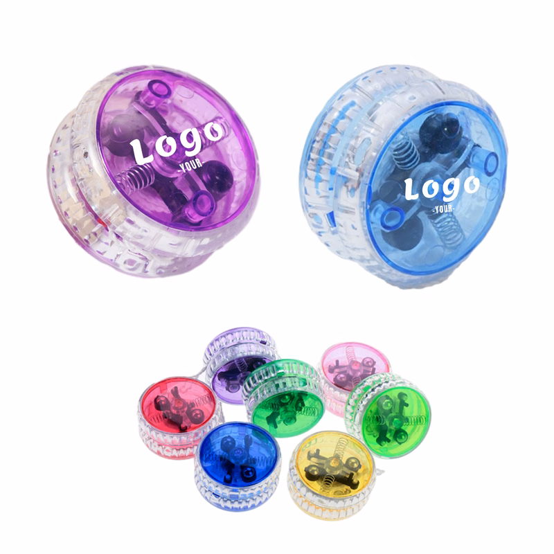 Light Up LED Yo-Yo Ball Responsive Plastic Auto Return