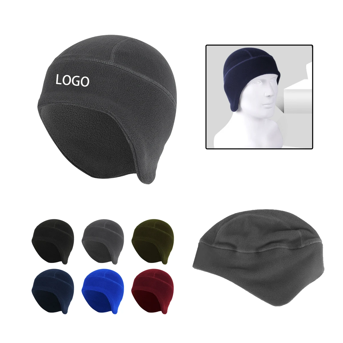 MOQ:10pcs Fleece Earflap Hat 1