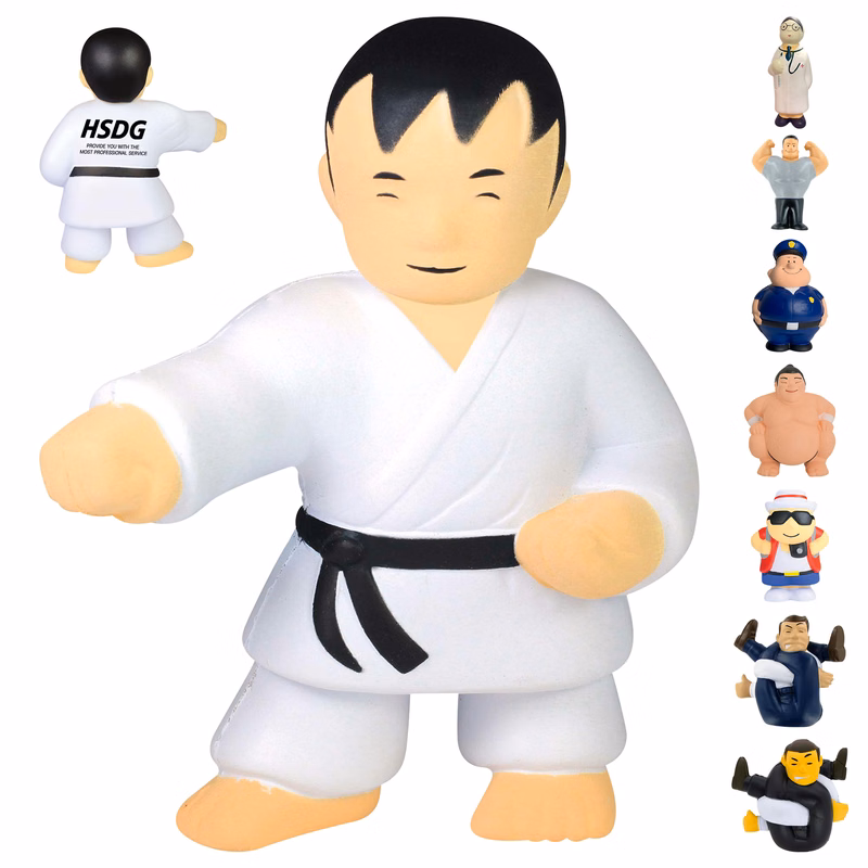 Karate-Shaped PU Stress Ball