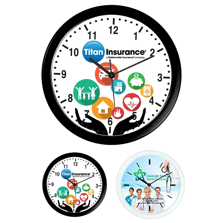 "Wedge" 10" Economy Wall Clock 1