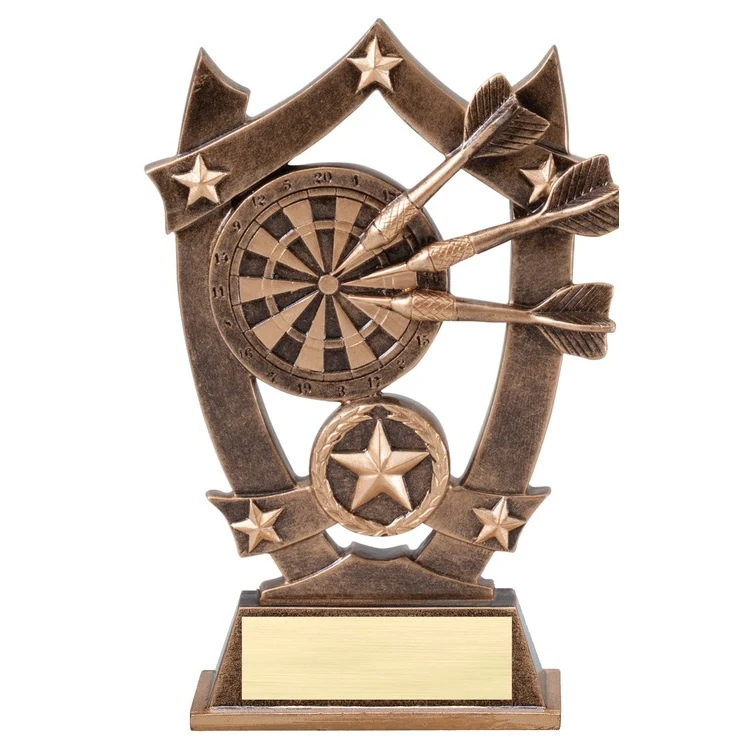 6-1/2" Tall Darts Sport Stars Resin 1