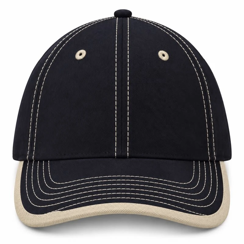 Port Authority Vintage Washed Contrast Stitch Cap. 1
