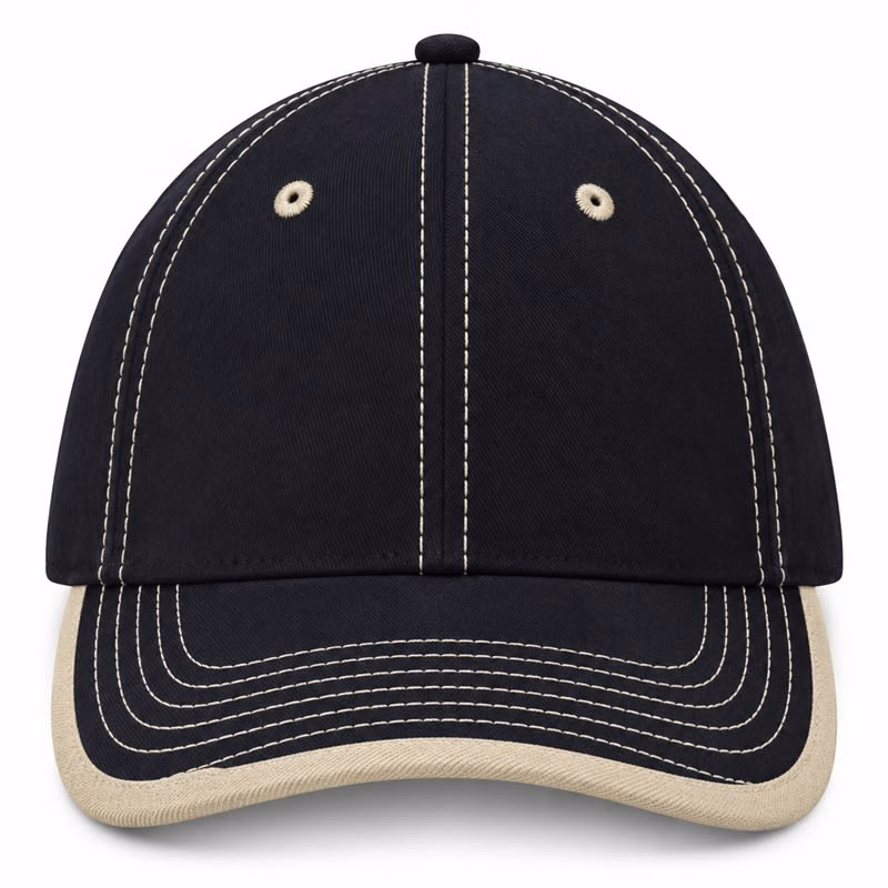 Port Authority Vintage Washed Contrast Stitch Cap.