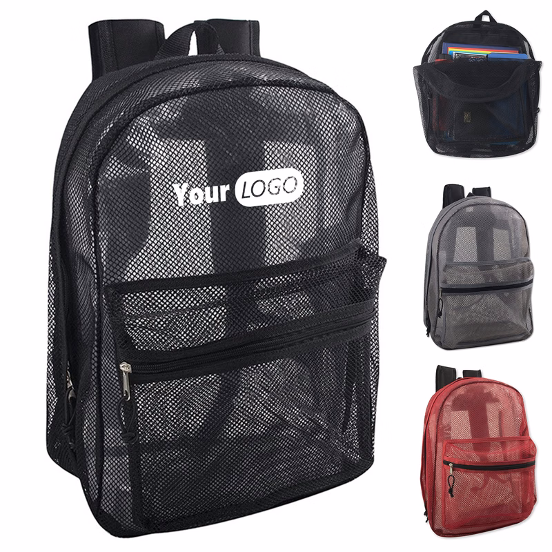 Polyester Mesh Beach Backpack