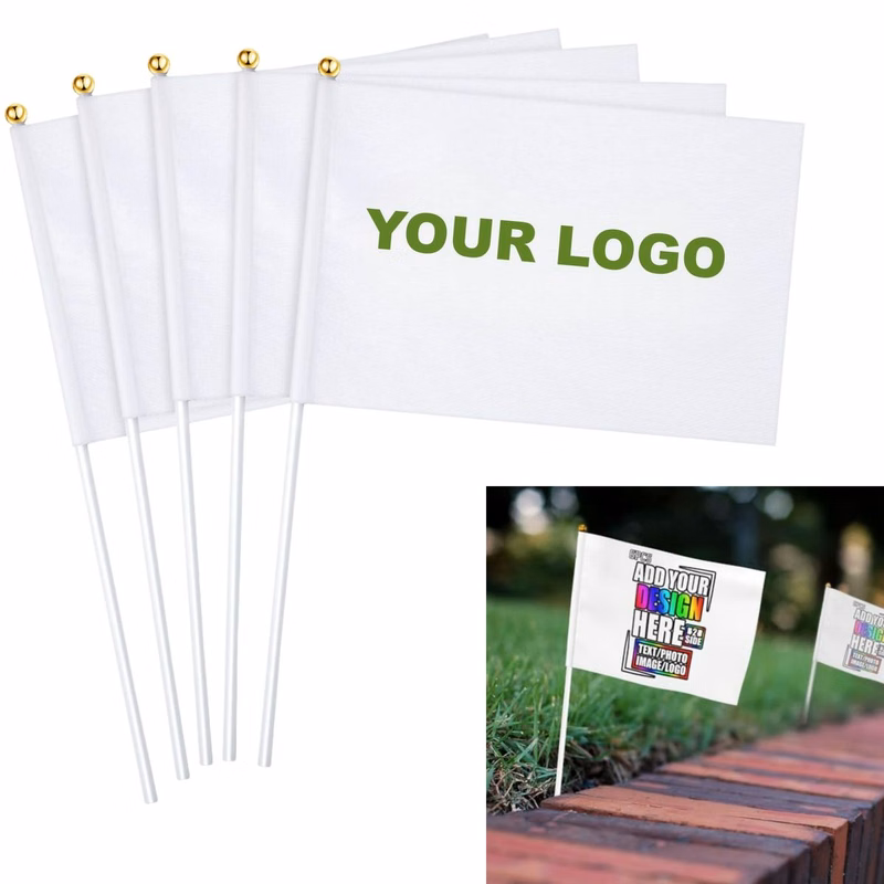 Custom Small Hand Flags