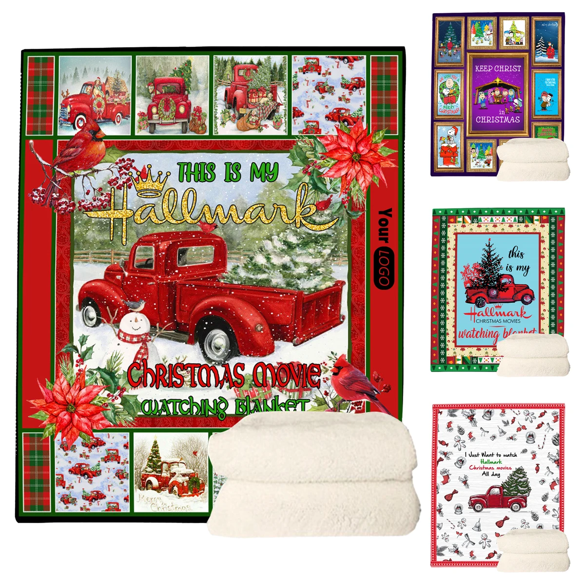 Other Fabric Personalized Seasonal Blankets 1