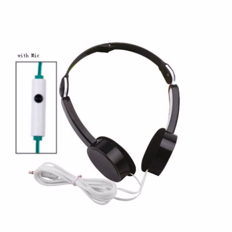 Foldable Headphones With Mic