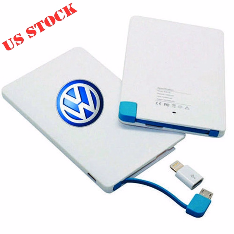 Promotional Gift Silm Thin Card Shape Power Bank 4000mah