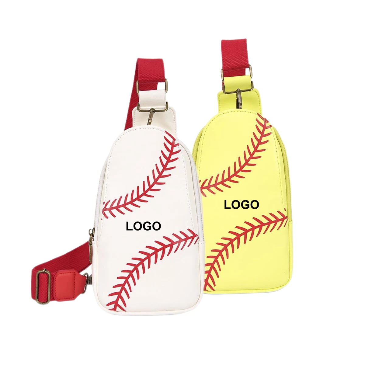 Softball Print Sling Bag (direct import) 1