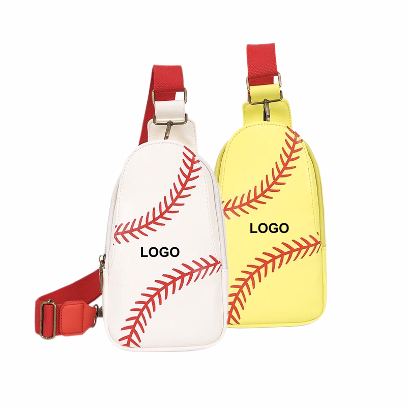 Softball Print Sling Bag (direct import)