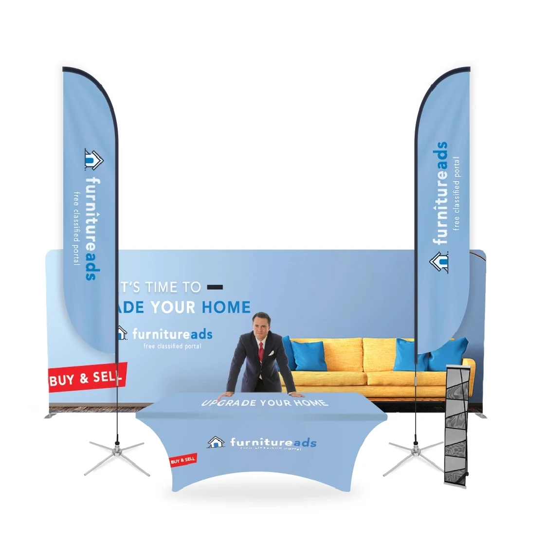 Economy 20ft Booth Package 1