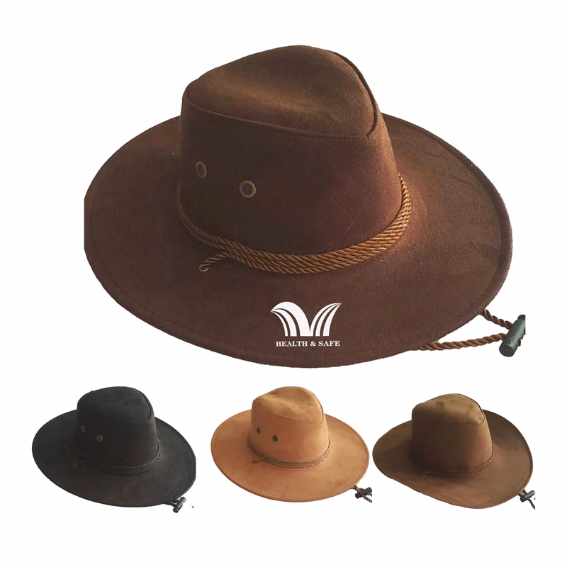 Felt Cowboy Hat with Drawstring