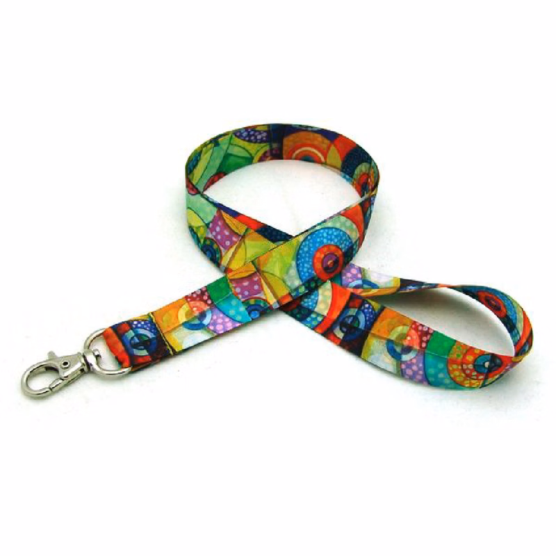 7/8" Digitally Sublimated Lanyard w/ Deluxe Swivel Hook
