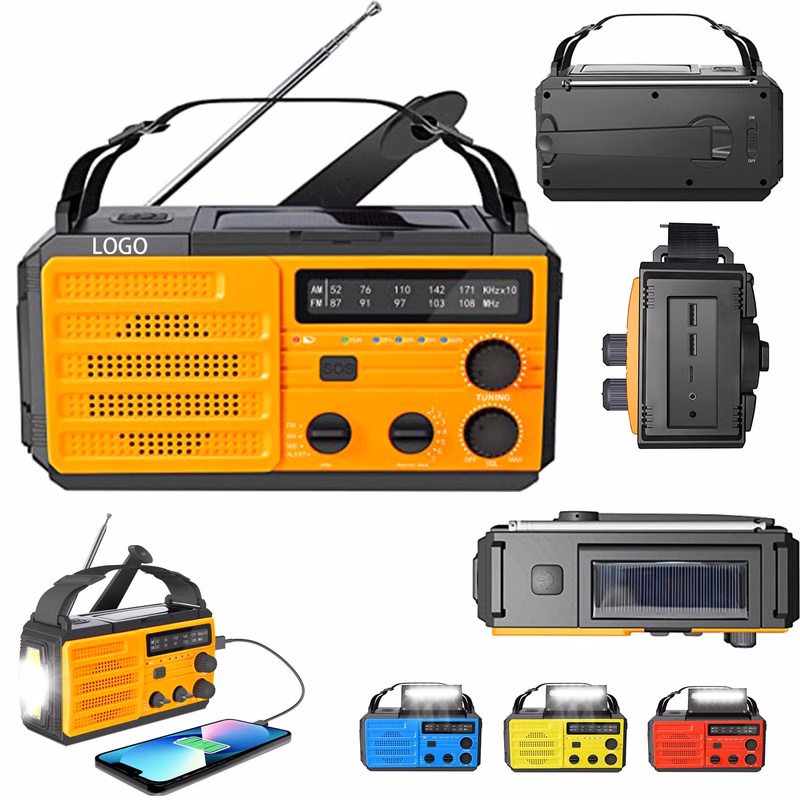 8000mAh Emergency Hand Crank Radio