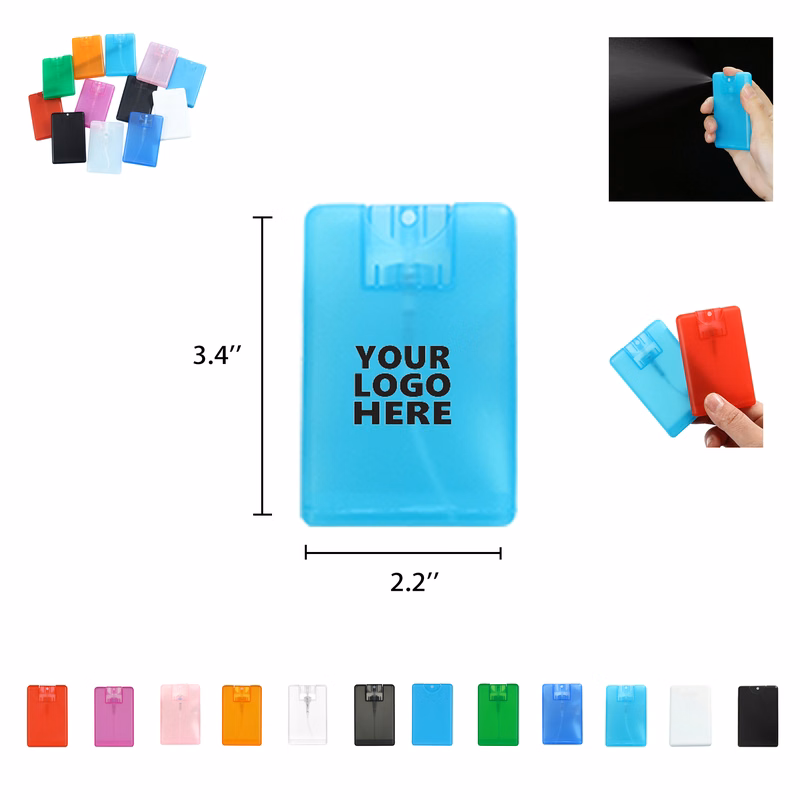 Credit Card Hand Sanitizer Spray Bottle MOQ100