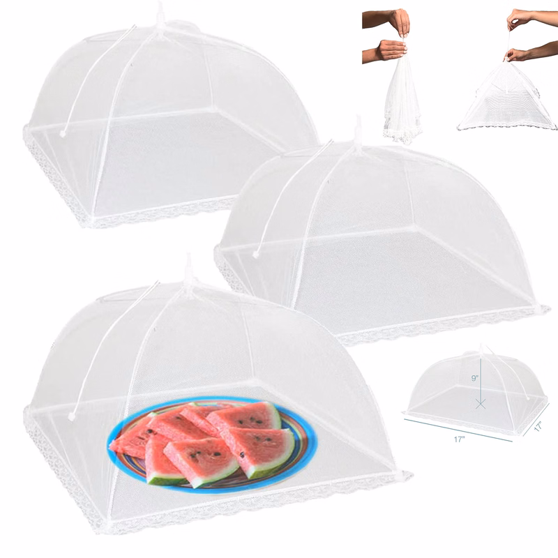 Pop-Up Mesh Food Covers Tent Umbrella
