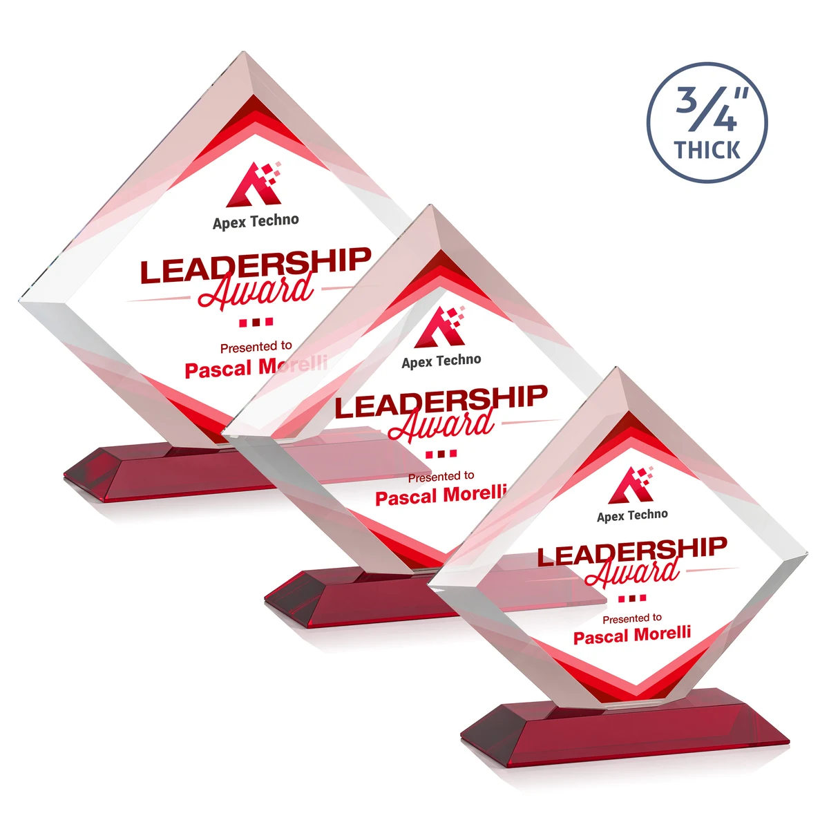 Belaire VividPrint™ Award - Red 1