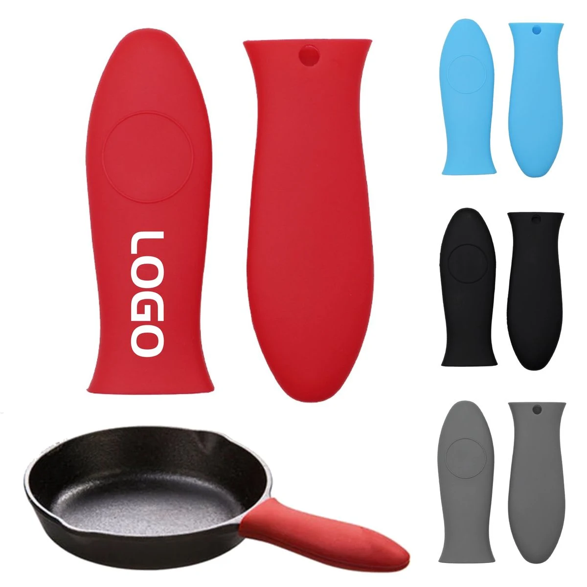 Heat Resistant Food Grade Silicone Hot Handle Holder 1