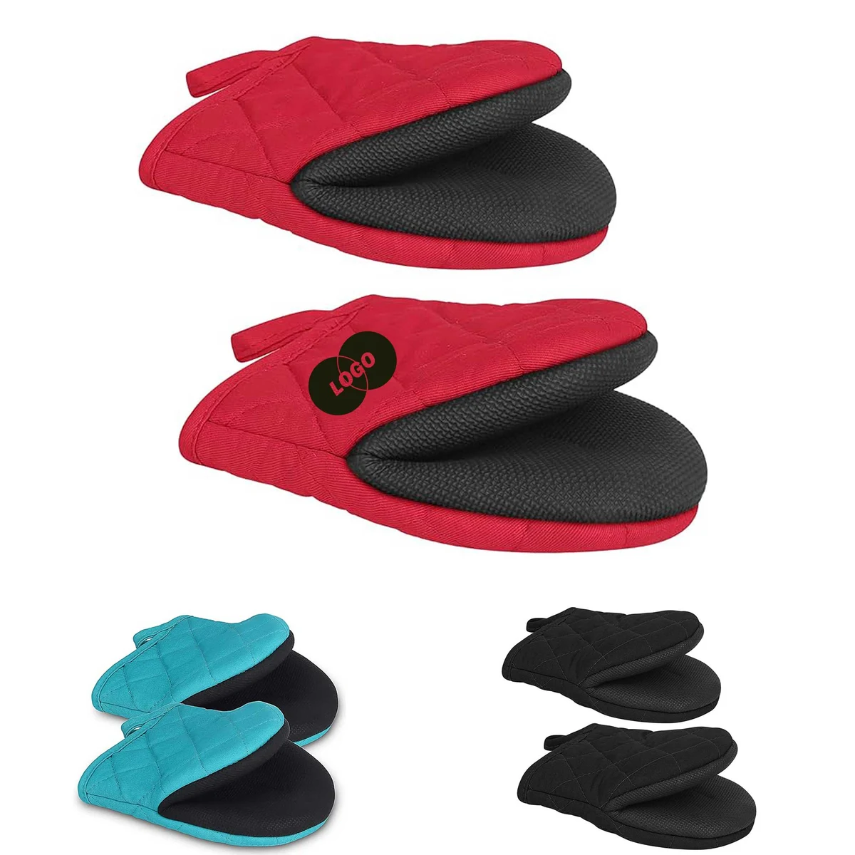 Kitchen1 Pair Short Oven Mitts 1