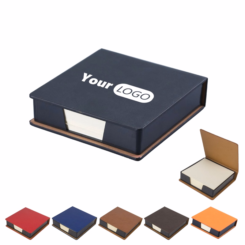PU Leather Sticky Note Box