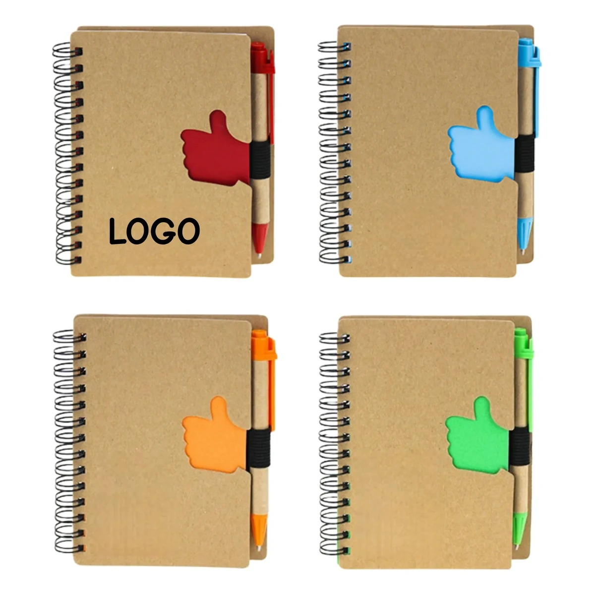 Custom Logo Notepad Set With Pen Office 1