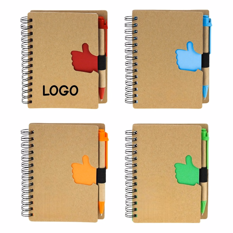 Custom Logo Notepad Set With Pen Office