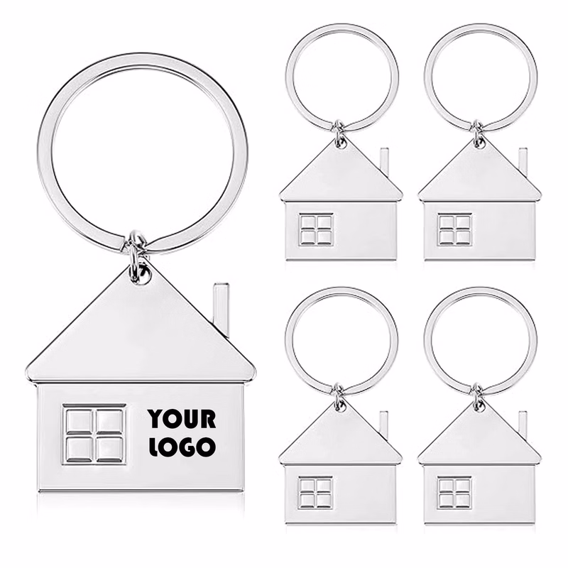 House-Shaped Keychain